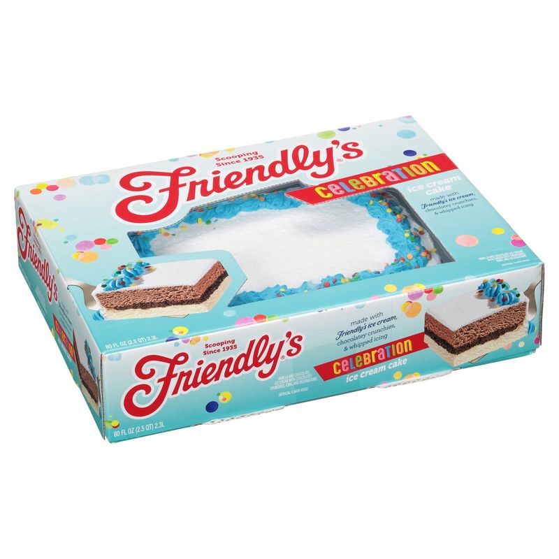 Friendly's Celebration Ice Cream Cake, 80 fl oz