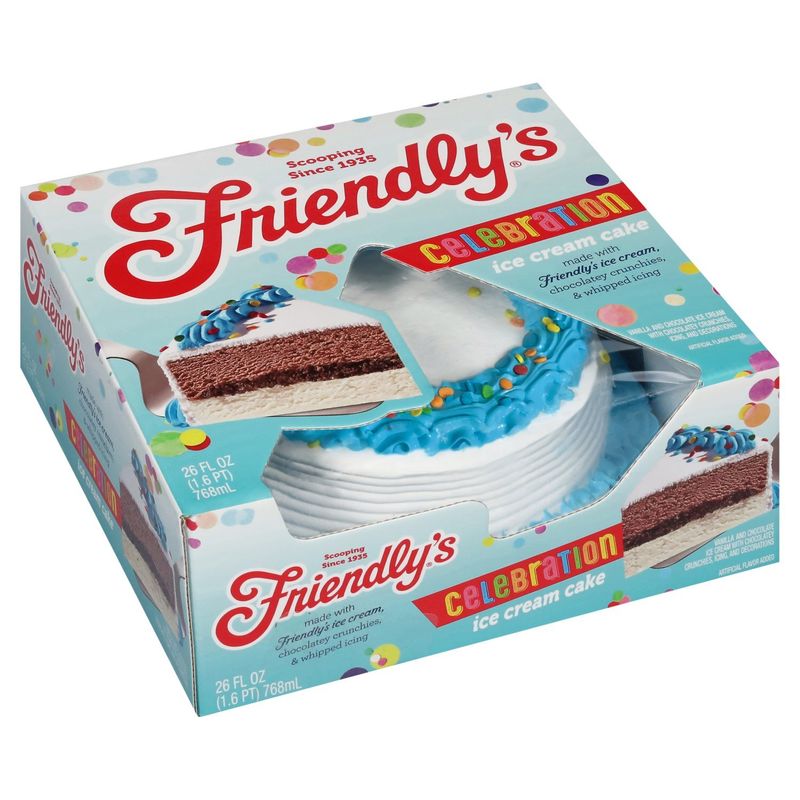 Friendly's Celebration Ice Cream Cake, 26 fl oz