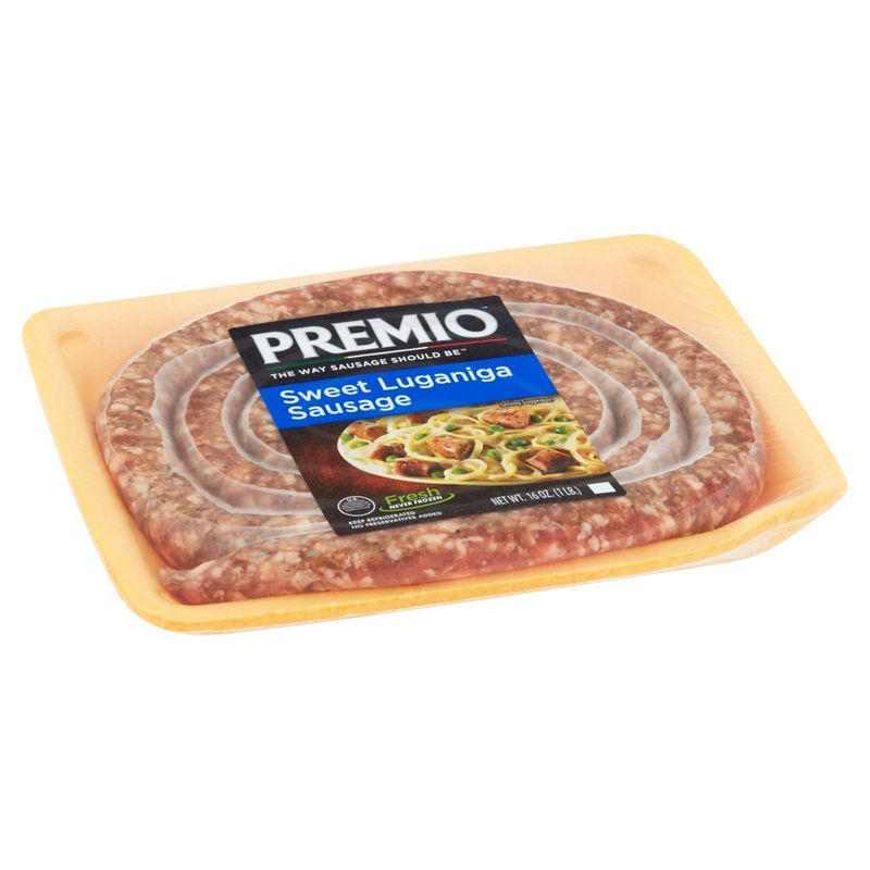 Premio Sweet Luganiga Sausage, 16 oz