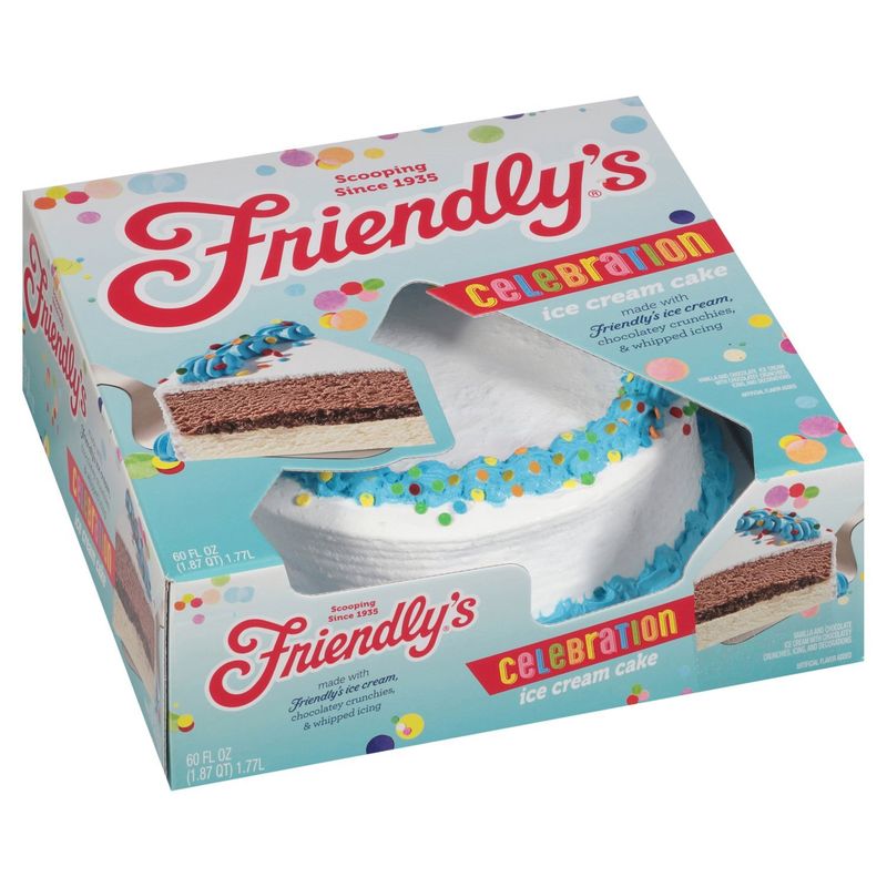 Friendly's Celebration Ice Cream Cake, 60 fl oz