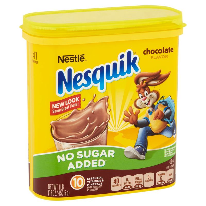 Nestlé Nesquik Chocolate Flavor Powder, 1 lb