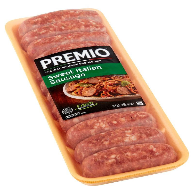 Premio Sweet Italian Sausage, 32 oz