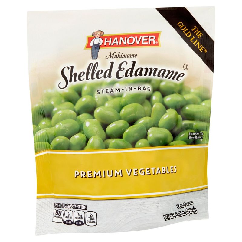 Hanover Steam-In-Bag Shelled Edamame, 10.5 oz