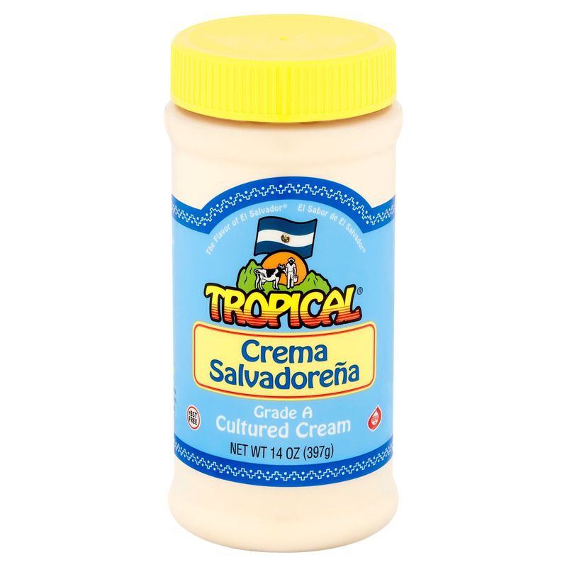 Tropical Crema Salvadoreña Cultured Cream, 14 oz