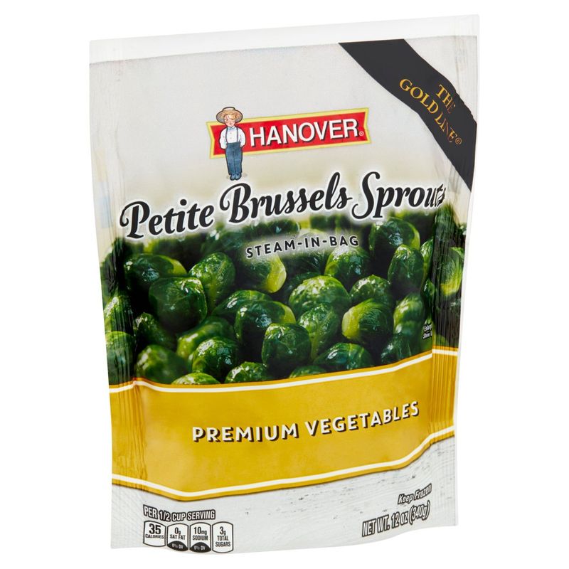 Hanover Steam-In-Bag Petite Brussels Sprouts Premium Vegetables, 12 oz