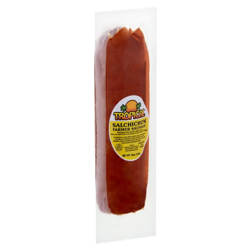 Tropical Salchichon Farmer Sausage, 16 oz