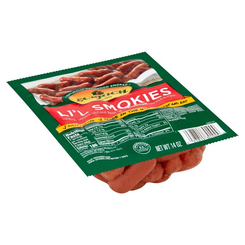 Eckrich Li'l Smokies Cocktail Smoked Sausage, 14 oz