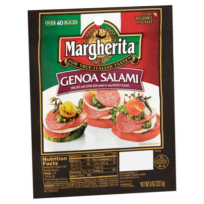 Margherita Genoa Salami, 8 oz