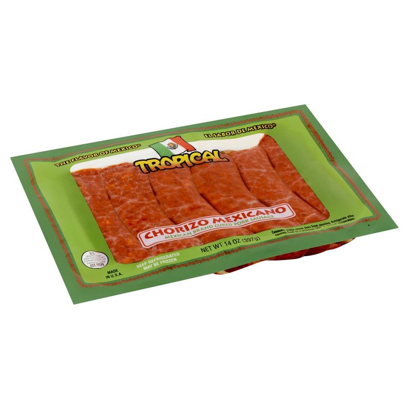 Tropical Chorizo Mexicano Mexican Brand Cured Pork Sausage, 14 oz