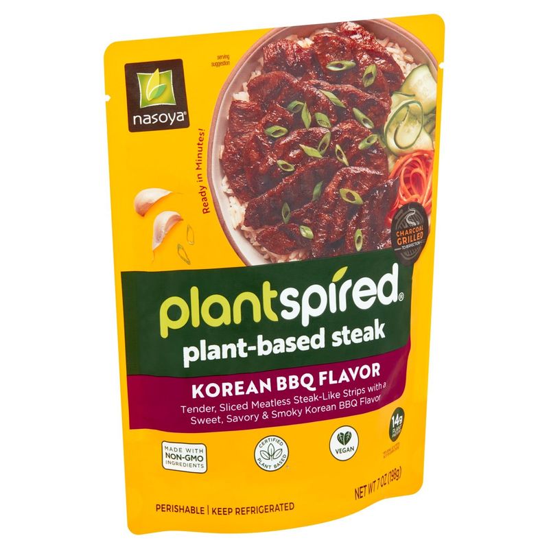 Nasoya Plantspired Korean BBQ Flavor Plant-Based Steak, 7 oz