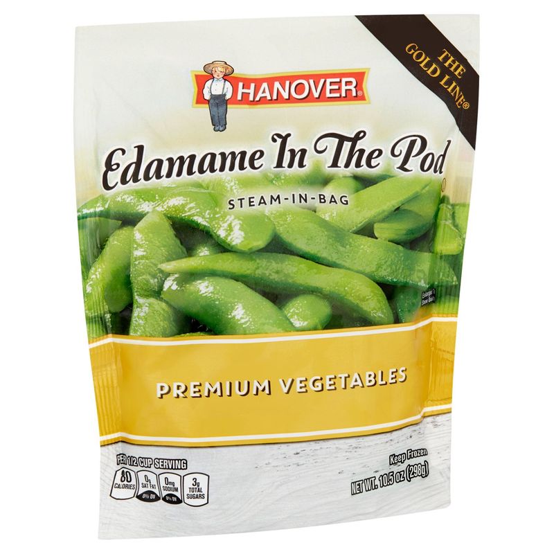 Hanover Steam-In-Bag Edamame in the Pod, 10.5 oz