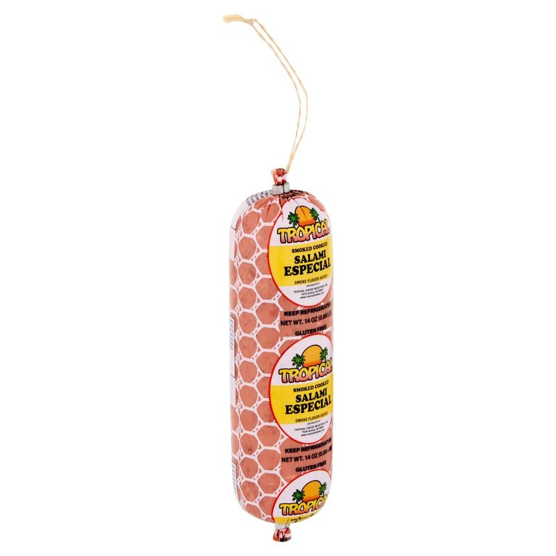 Tropical Smoked Cooked Especial Salami, 14 oz