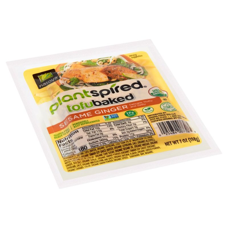 Nasoya Plantspired Sesame Ginger Tofubaked, 7 oz
