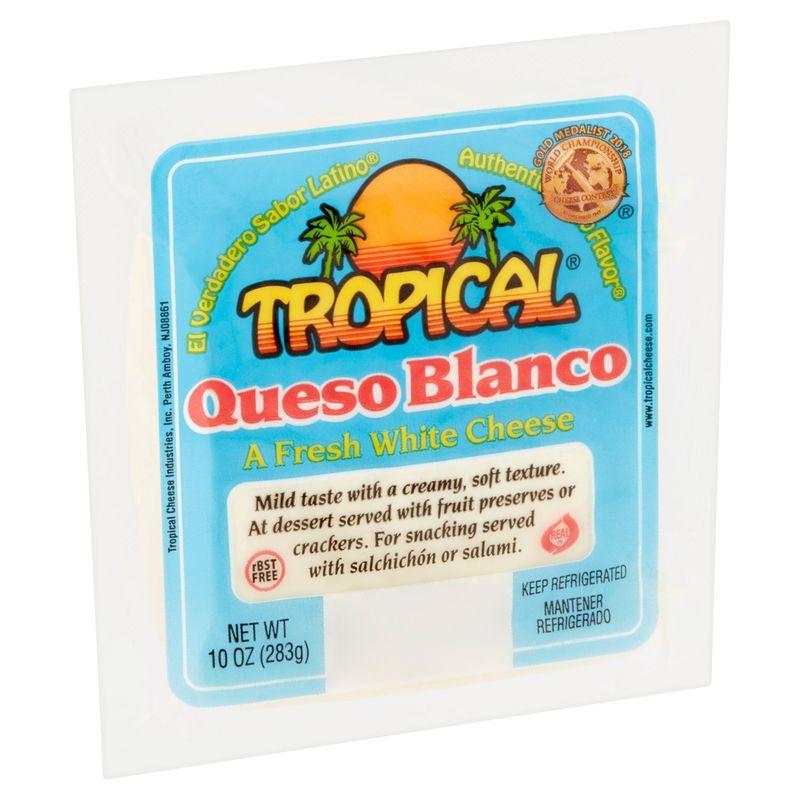 Tropical Queso Blanco Fresh White Cheese, 10 oz