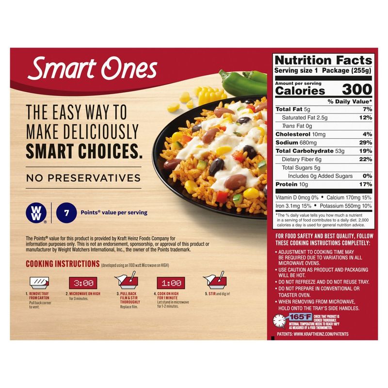 Smart Ones Santa Fe Rice &amp; Beans Meal, 9 oz