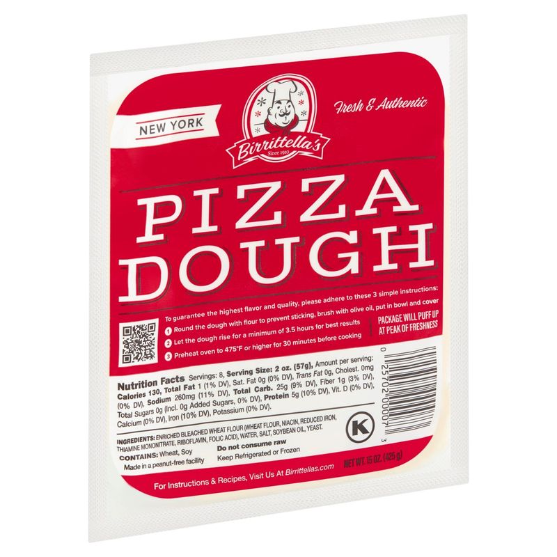 Birrittella's Pizza Dough, 15 oz