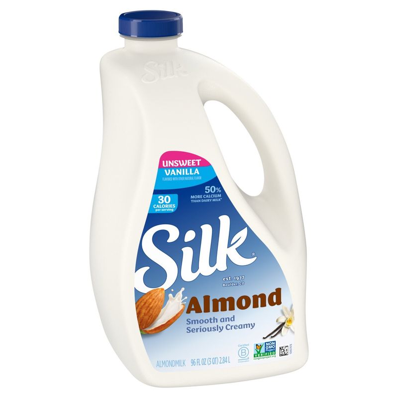 Silk Unsweet Vanilla Almondmilk, 96 fl oz