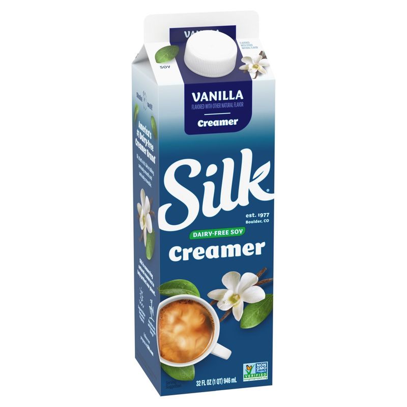 Silk Vanilla Dairy-Free Soy Creamer, 32 fl oz