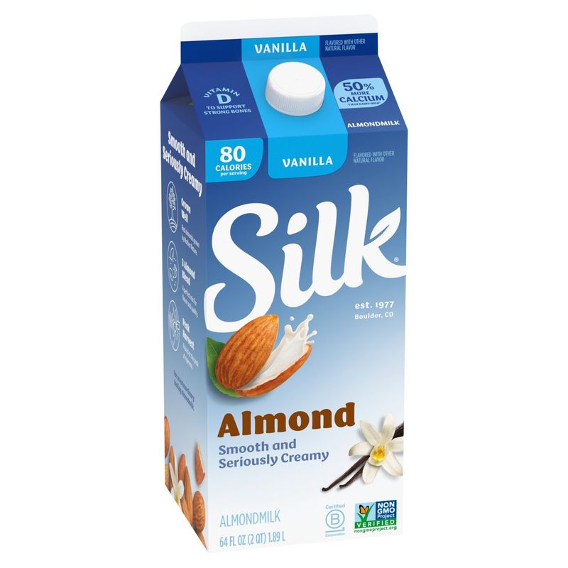 Silk Vanilla Almondmilk, 64 fl oz