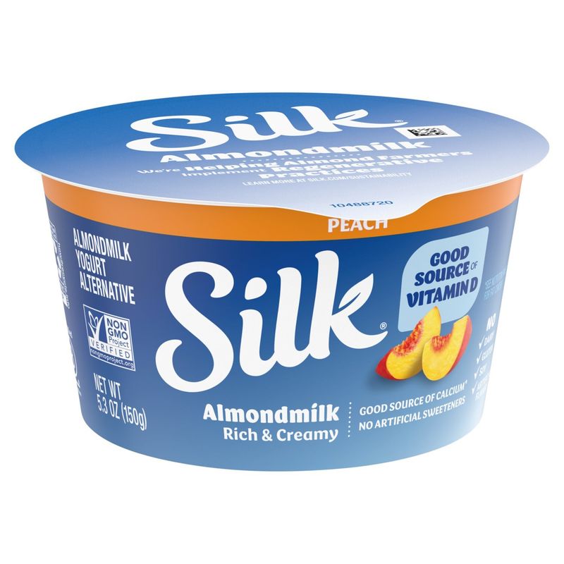 Silk Peach Almondmilk Yogurt Alternative, 5.3 oz