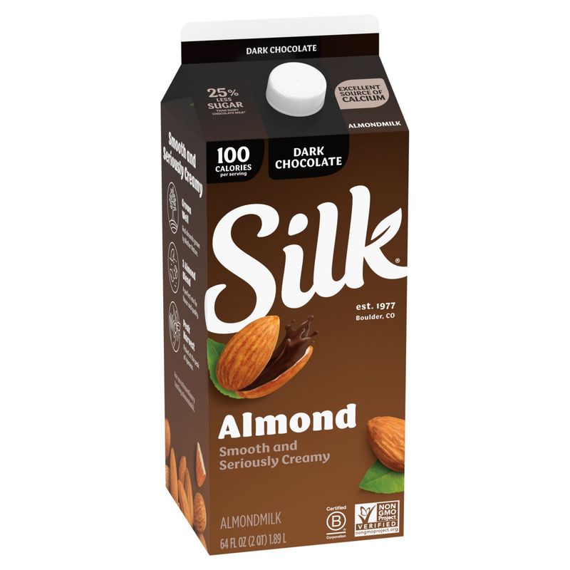 Silk Dark Chocolate Almondmilk, 64 fl oz
