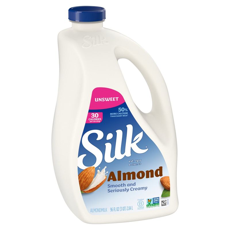 Silk Unsweet Almondmilk, 96 fl oz