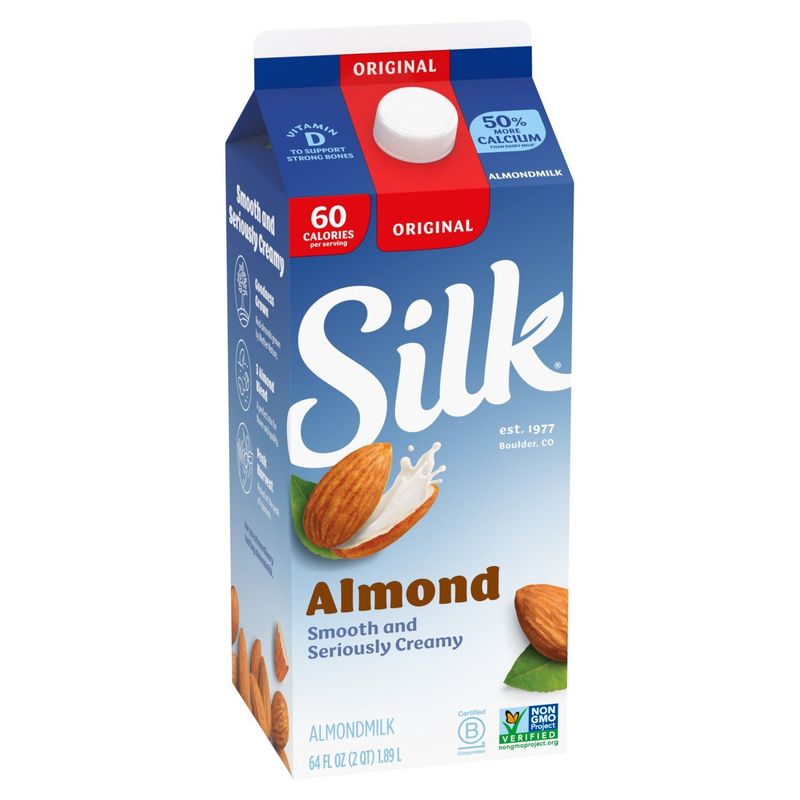 Silk Original Almond Almondmilk, 64 fl oz