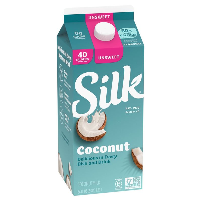 Silk Unsweet Coconutmilk, 64 fl oz