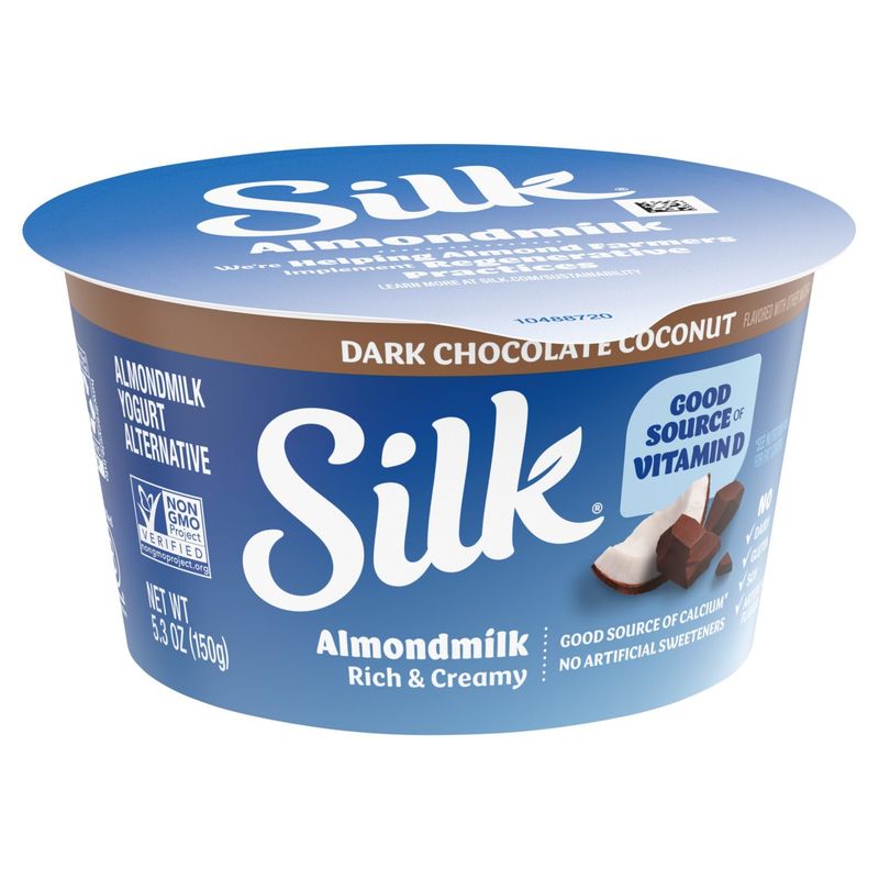 Silk Dark Chocolate Coconut Almondmilk Yogurt Alternative, 5.3 oz