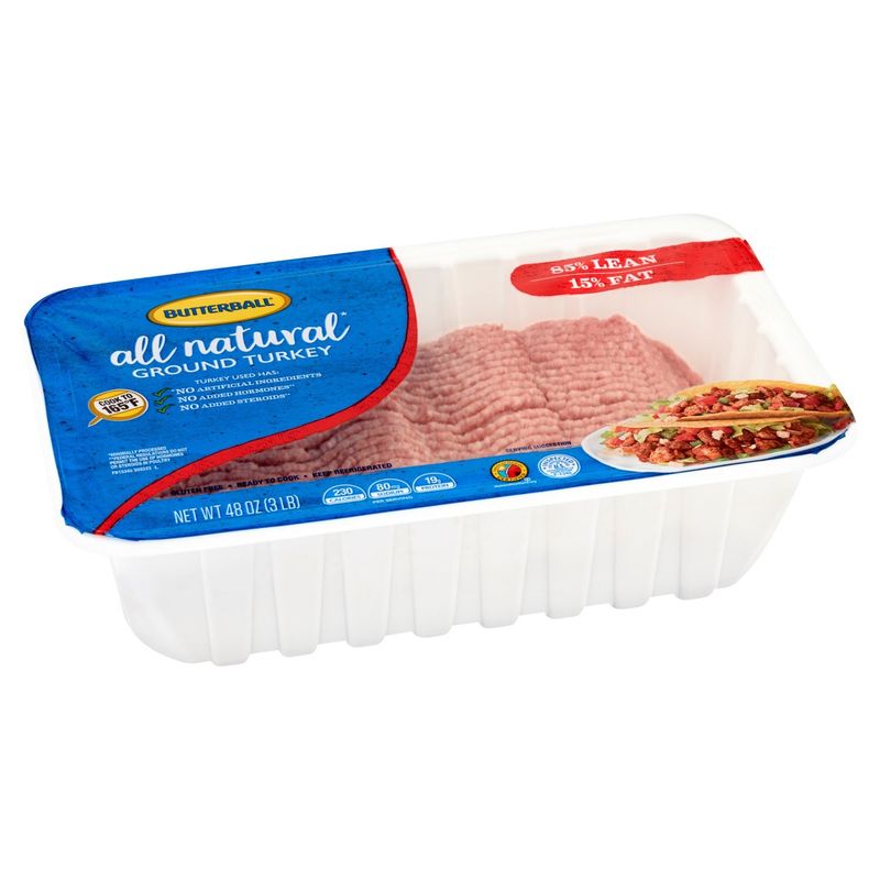 Butterball All Natural Ground Turkey, 48 oz