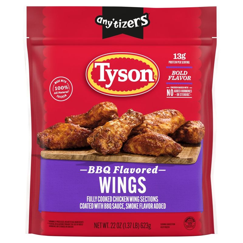 Tyson Any'tizers BBQ Flavored Wings, 22 oz