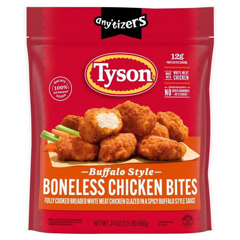 Tyson Any'tizers Buffalo Style Boneless Chicken Bites, 24 oz
