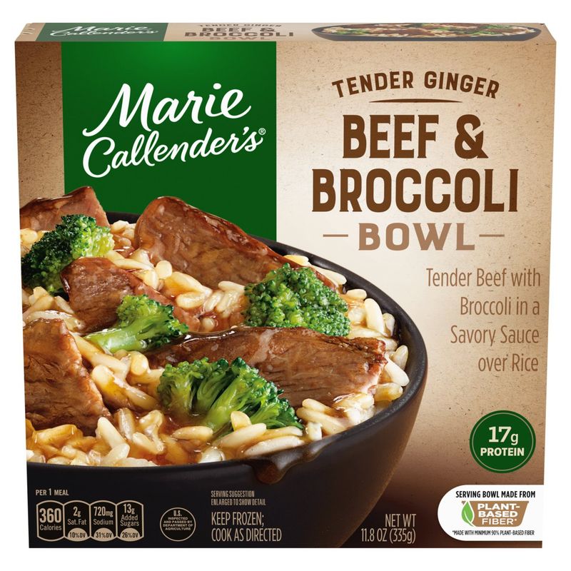 Marie Callender's Tender Ginger Beef &amp; Broccoli Bowl, 11.8 oz
