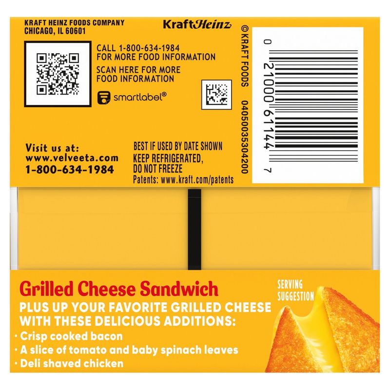 Velveeta Original Cheese Slices, 16 count, 12 oz