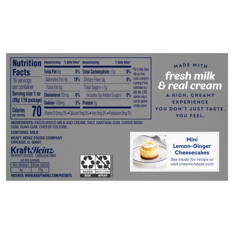 Philadelphia Original Neufchatel Cheese, 8 oz, 2 count