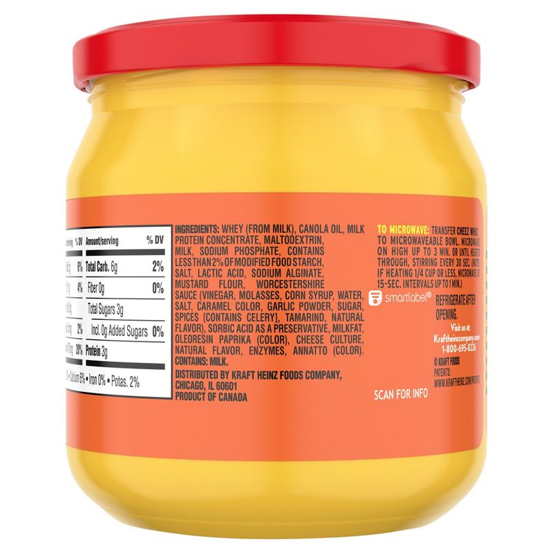 Kraft Cheez Whiz Original Cheese Dip, 15 oz