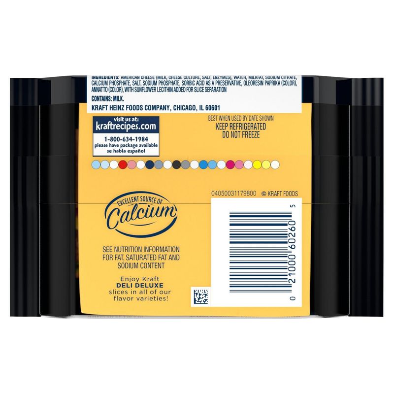 Kraft Deli Deluxe American Cheese, 16 count, 12 oz