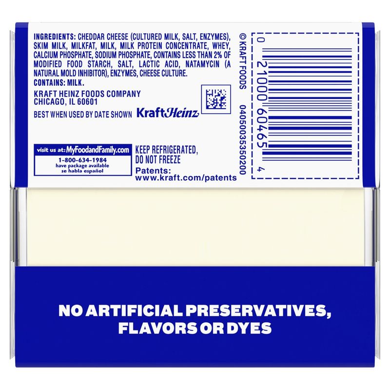 Kraft Singles White American Cheese Slices, 16 count, 12 oz