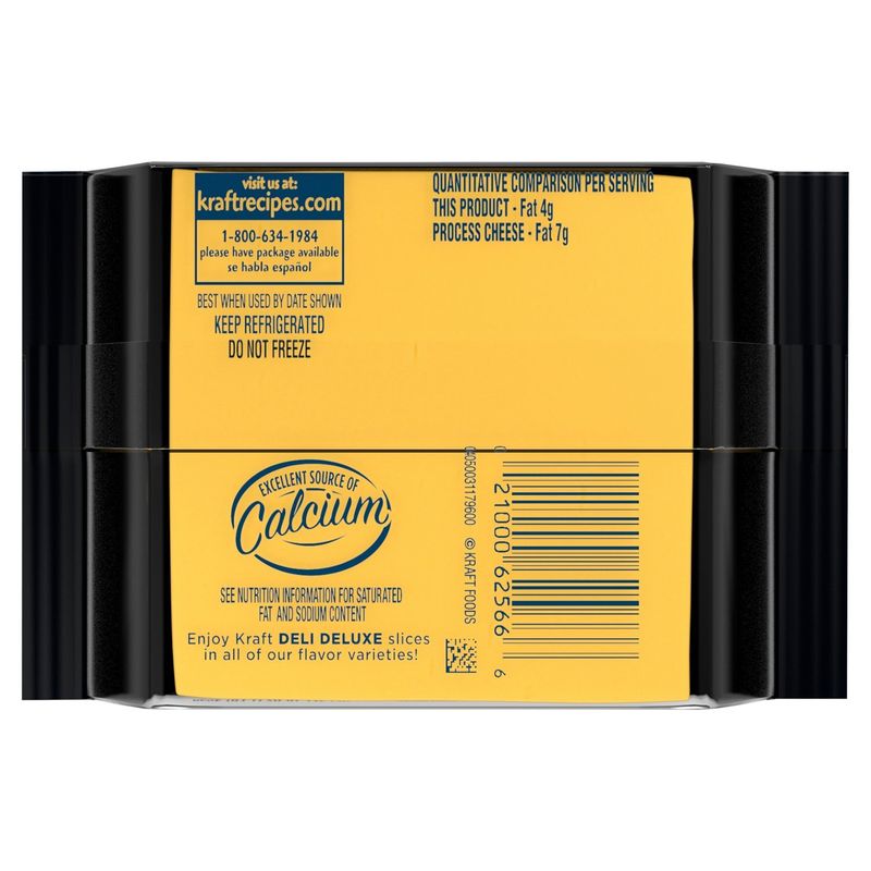 Kraft Deli Deluxe 2% Milk American Cheese Slices, 24 count, 16 oz