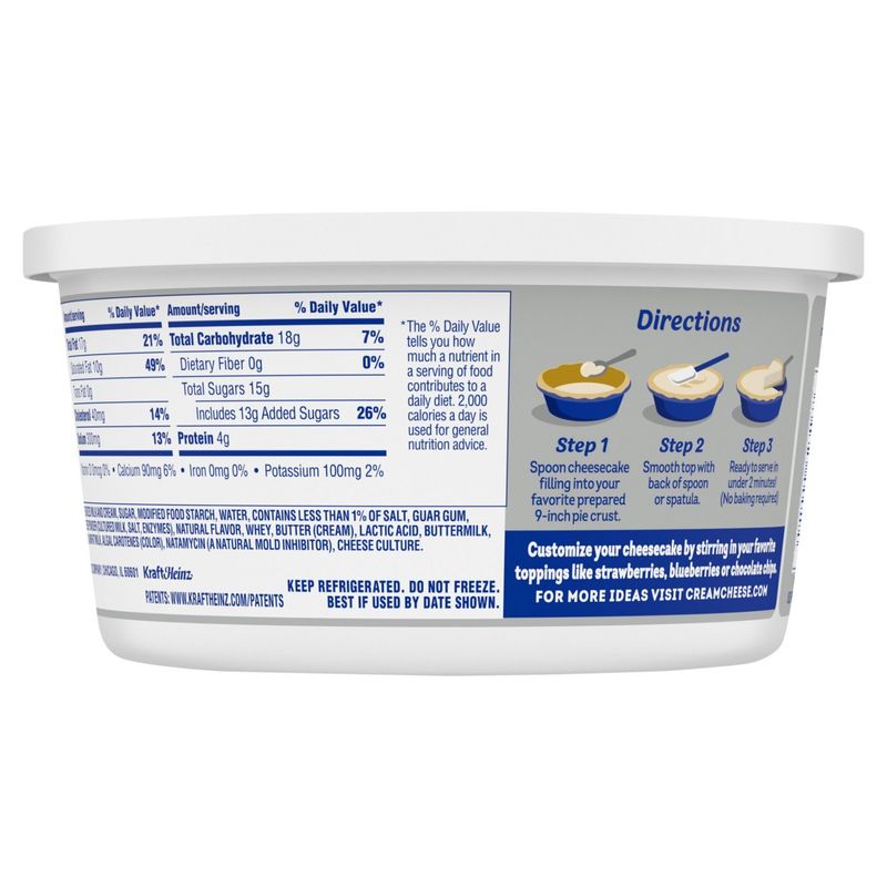 Philadelphia Original No Bake Cheesecake Filling, 24.3 oz