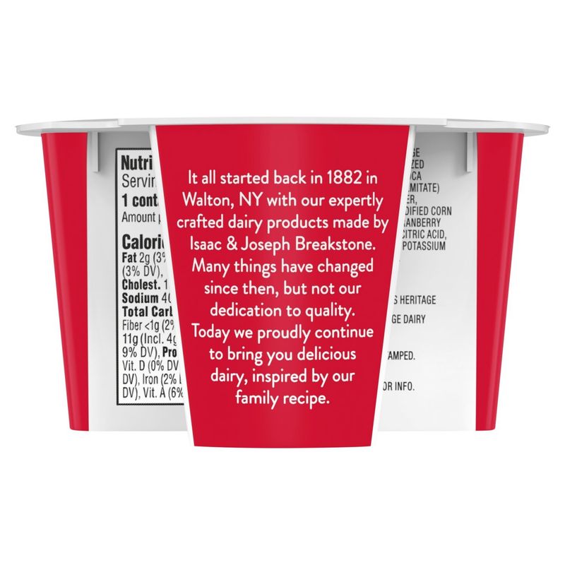 Breakstone's Strawberry Small Curd Cottage Doubles, 4.7 oz
