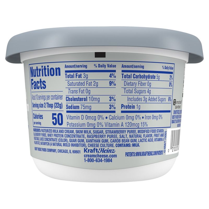 Philadelphia Mixed Berry Whipped Cream Cheese Spread, 7.5 oz