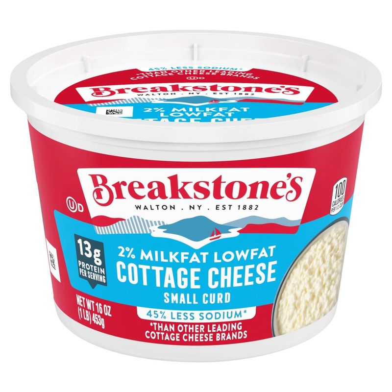 Breakstone's 2% Milkfat Lowfat Small Curd Cottage Cheese, 16 oz