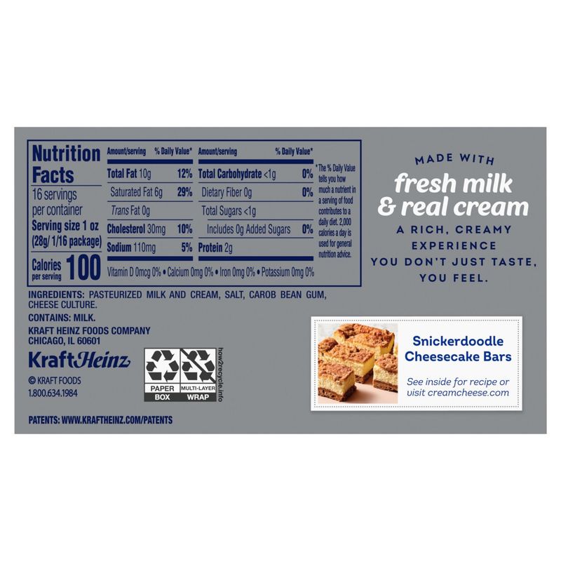 Philadelphia Original Cream Cheese, 8 oz, 2 count