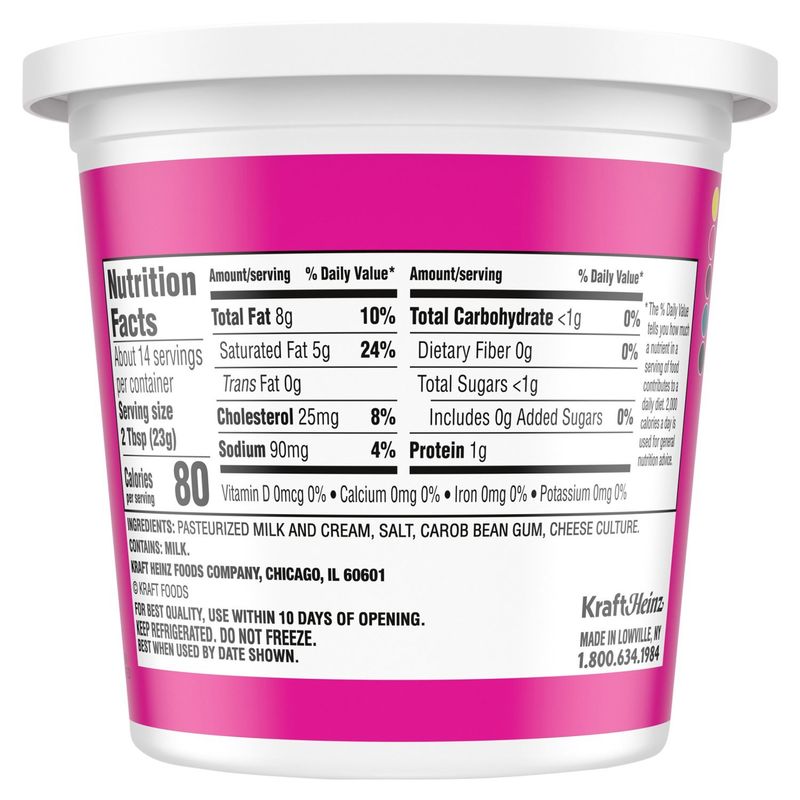 Temp Tee Whipped Cream Cheese, 11.5 oz