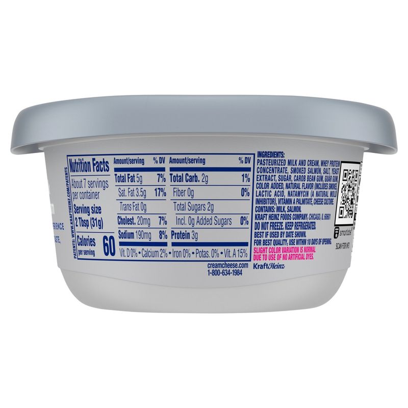 Philadelphia Smoked Salmon Cream Cheese Spread, 7.5 oz