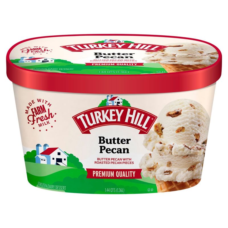 Turkey Hill Butter Pecan Frozen Dairy Dessert, 1.44 qts
