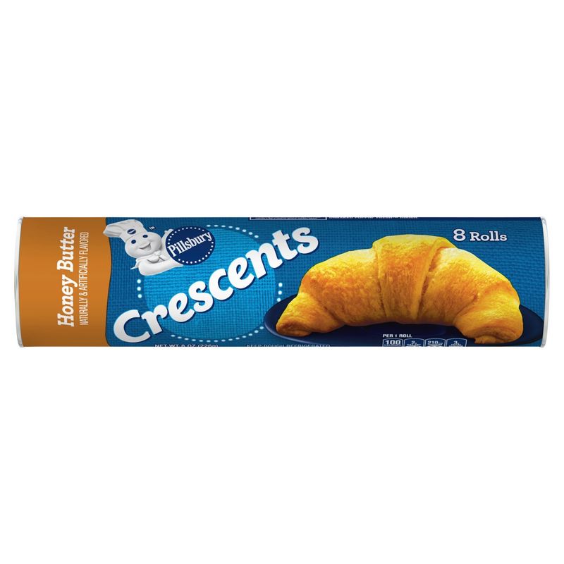 Pillsbury Honey Butter Crescents Rolls, 8 count, 8 oz