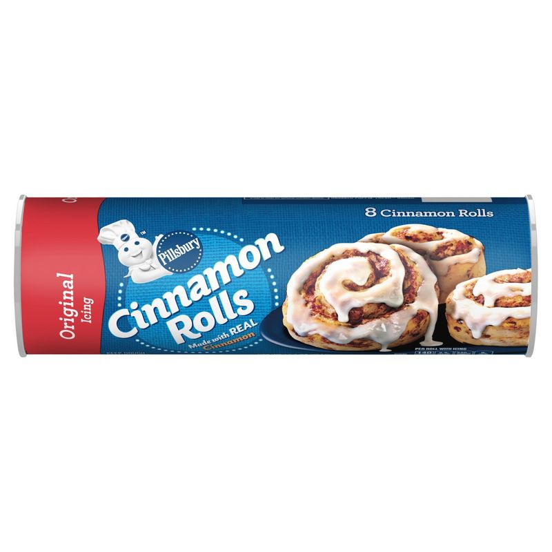 Pillsbury Original Icing Cinnamon Rolls, 8 count, 12.4 oz