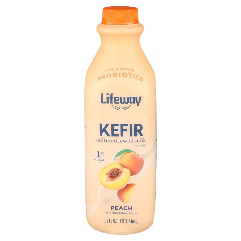 Lifeway Peach Kefir, 32 fl oz